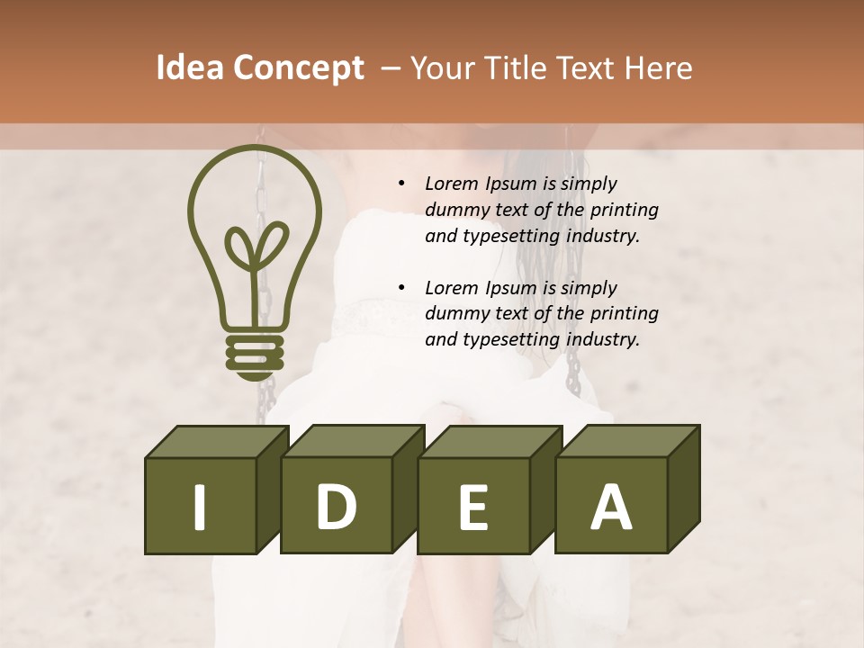 Makeup Dress Sensuality PowerPoint Template