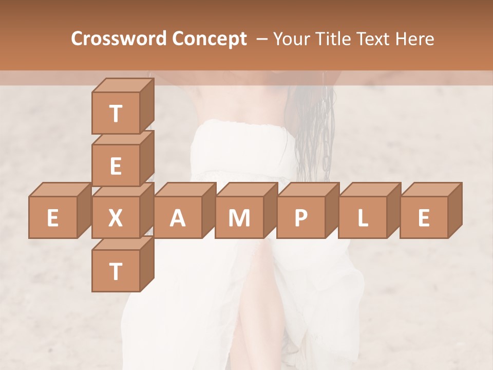 Makeup Dress Sensuality PowerPoint Template