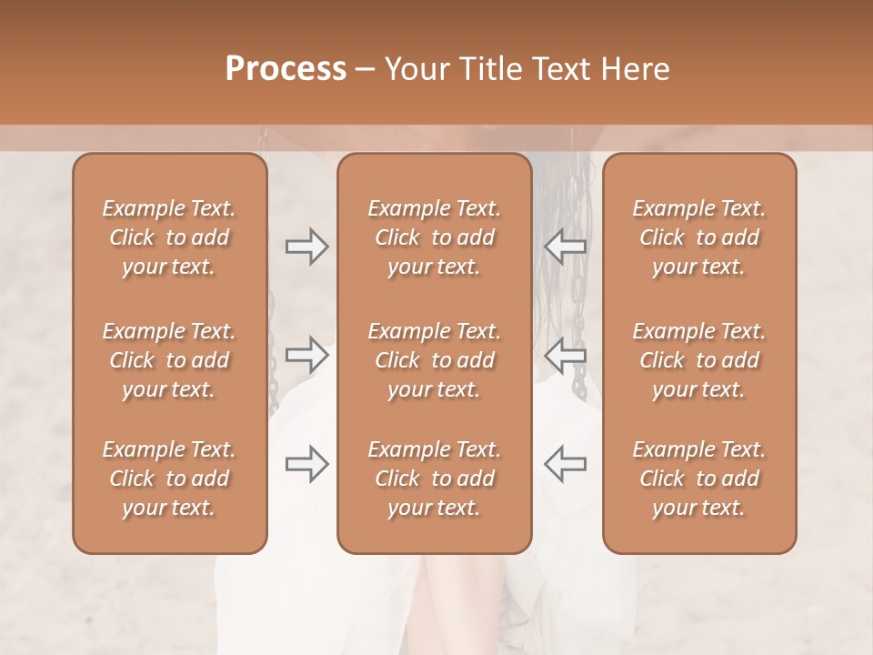 Makeup Dress Sensuality PowerPoint Template