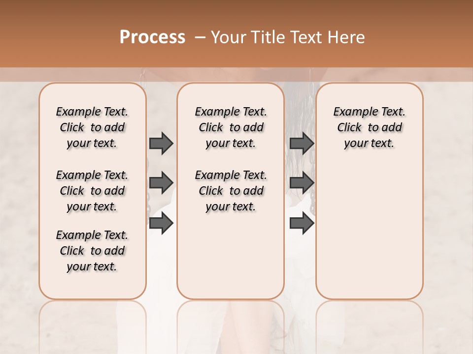 Makeup Dress Sensuality PowerPoint Template