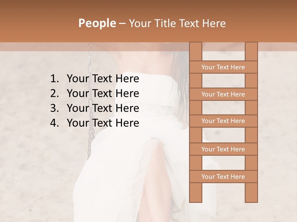 Makeup Dress Sensuality PowerPoint Template