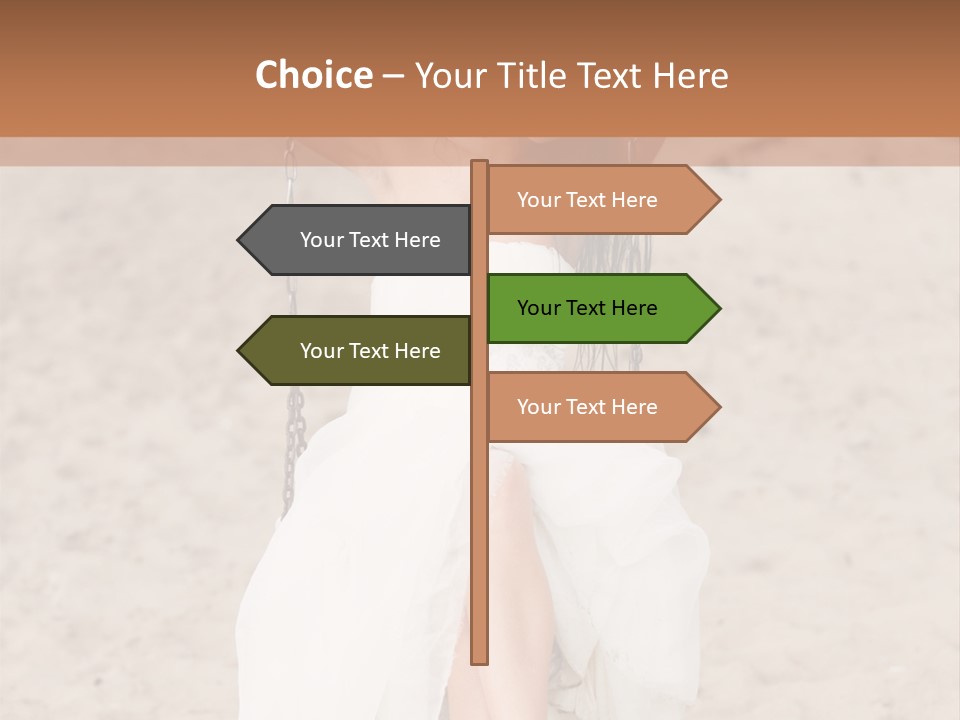 Makeup Dress Sensuality PowerPoint Template