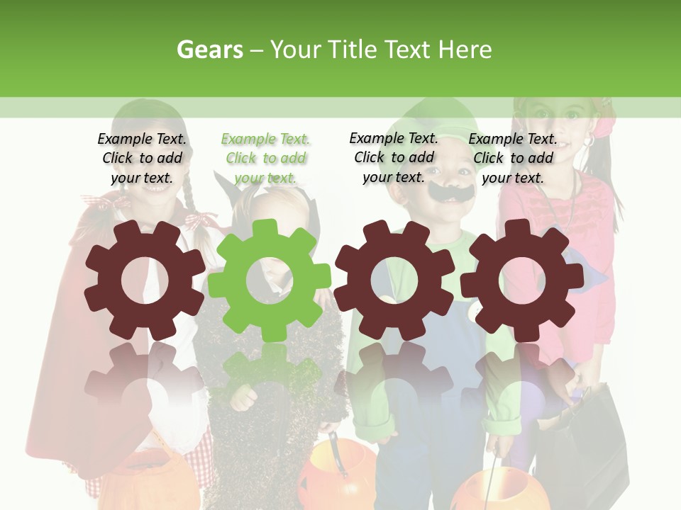 Siblings October Cape PowerPoint Template