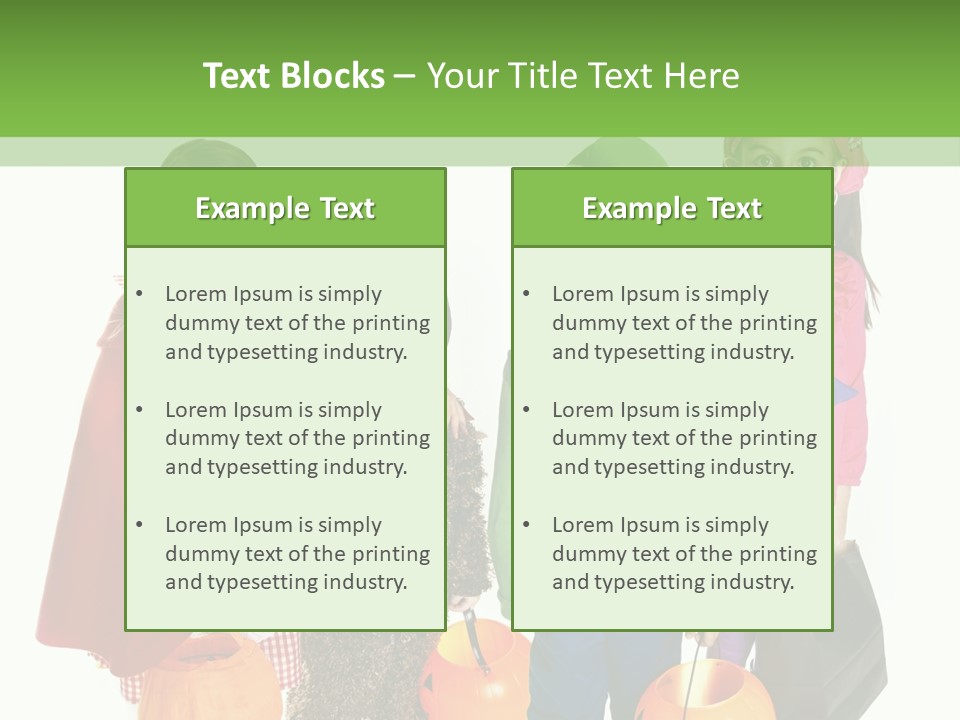 Siblings October Cape PowerPoint Template