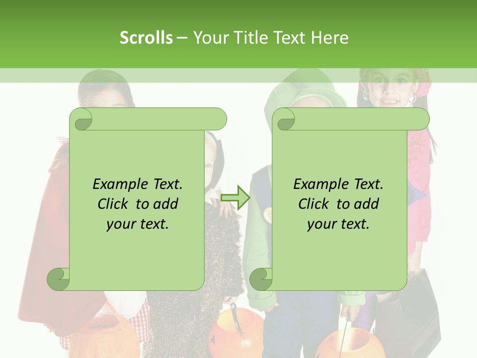 Siblings October Cape PowerPoint Template