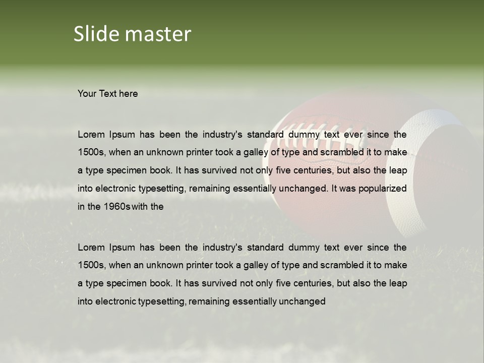 Collegiate Laces Game PowerPoint Template