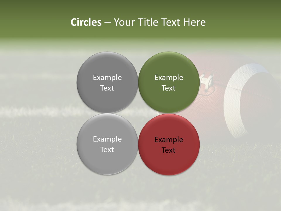 Collegiate Laces Game PowerPoint Template