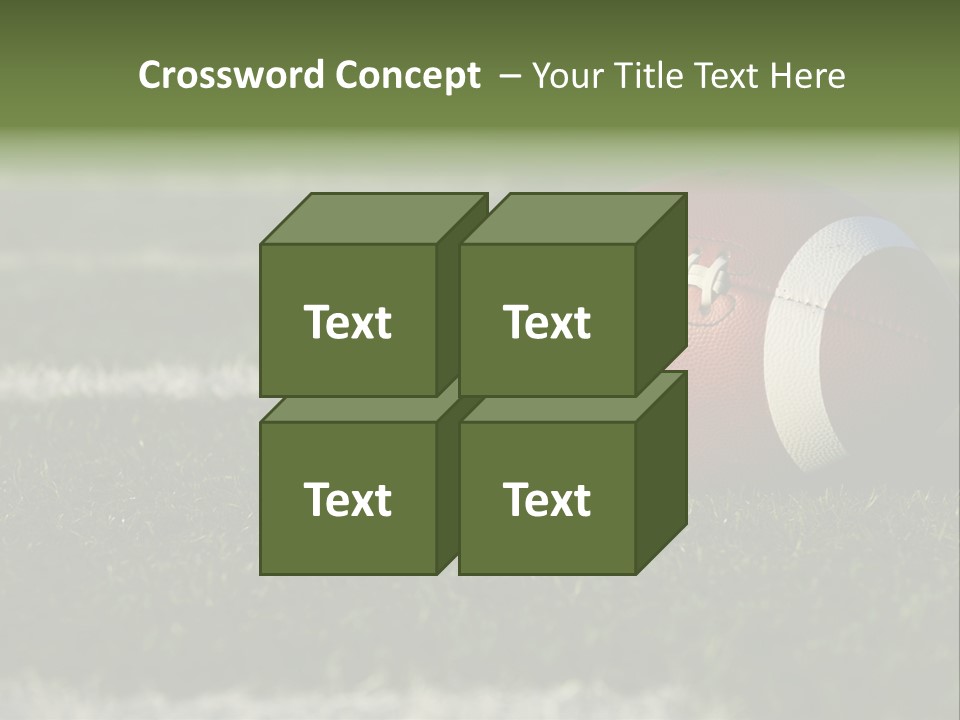 Collegiate Laces Game PowerPoint Template