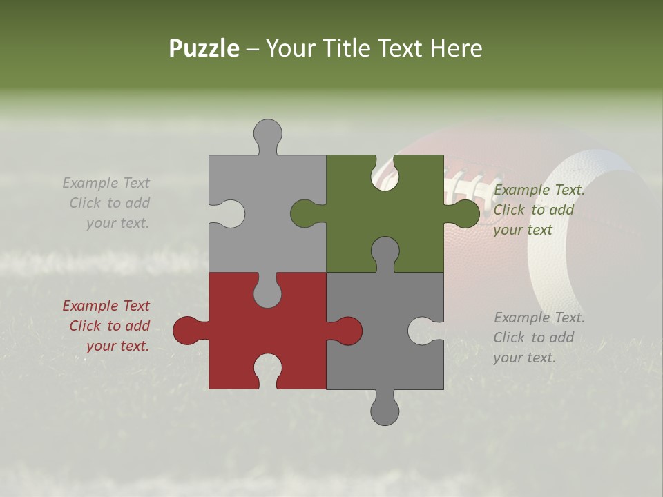 Collegiate Laces Game PowerPoint Template