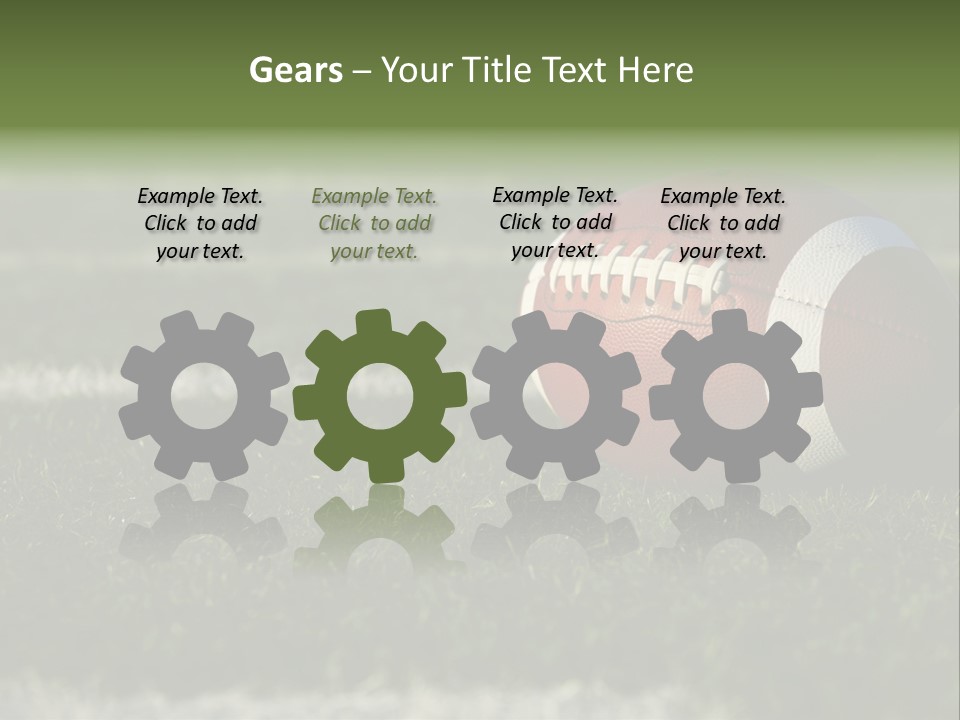 Collegiate Laces Game PowerPoint Template