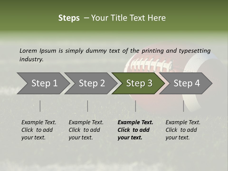 Collegiate Laces Game PowerPoint Template