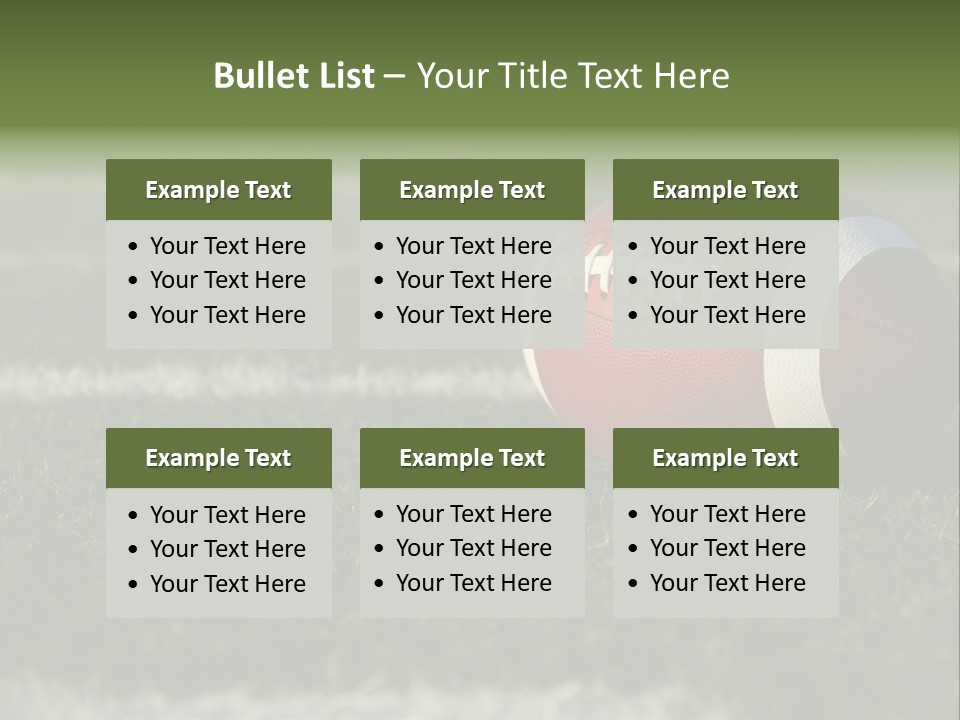 Collegiate Laces Game PowerPoint Template