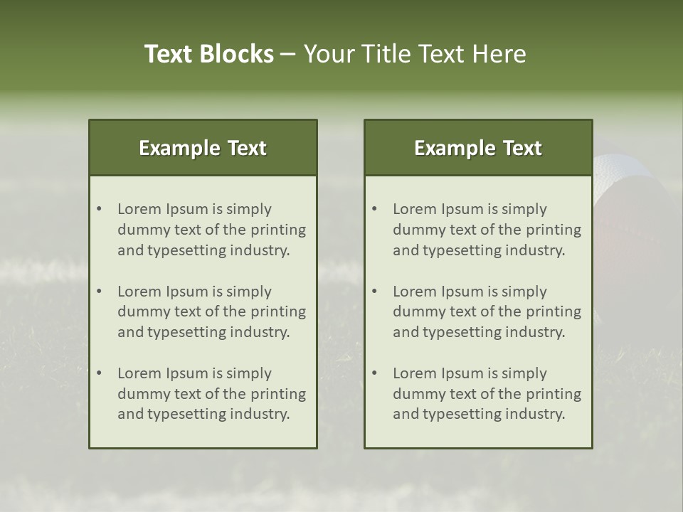 Collegiate Laces Game PowerPoint Template