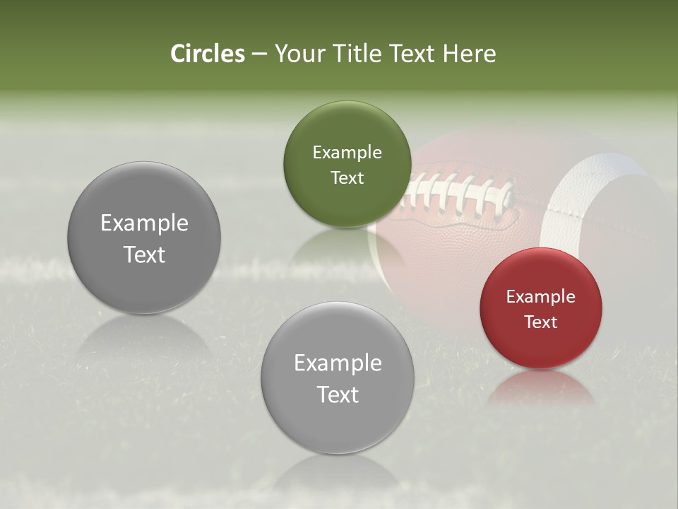 Collegiate Laces Game PowerPoint Template