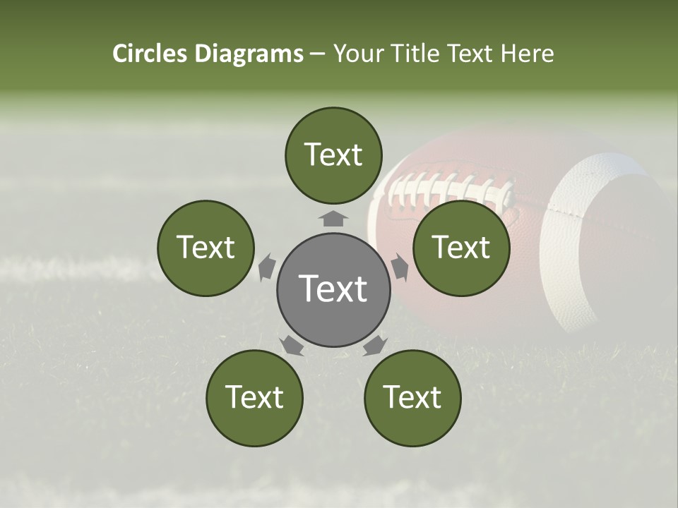 Collegiate Laces Game PowerPoint Template