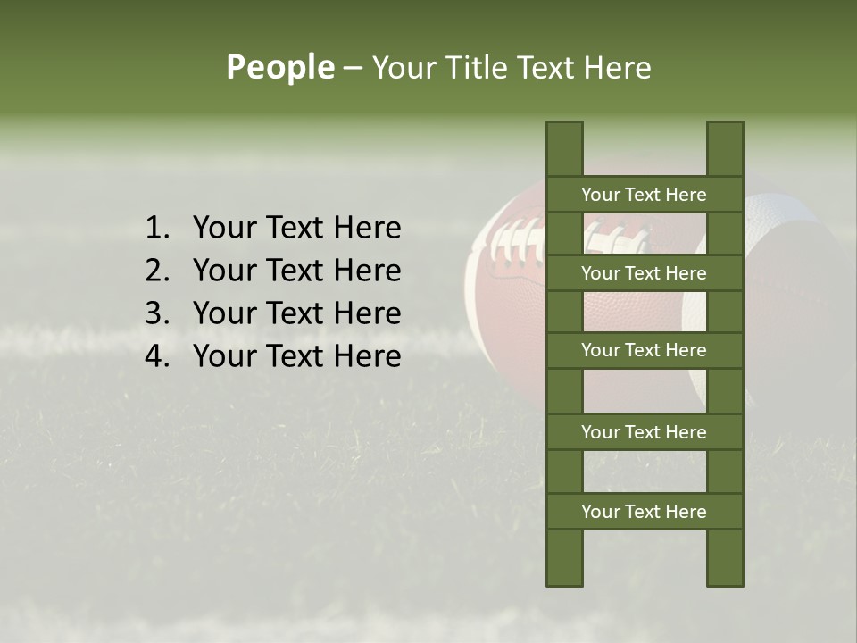 Collegiate Laces Game PowerPoint Template