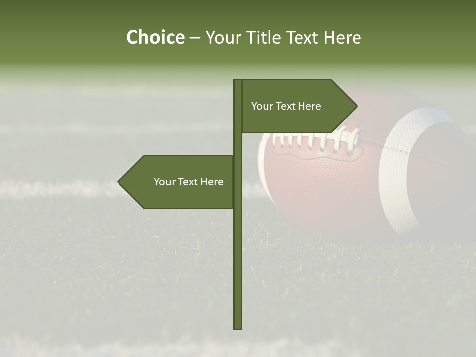 Collegiate Laces Game PowerPoint Template