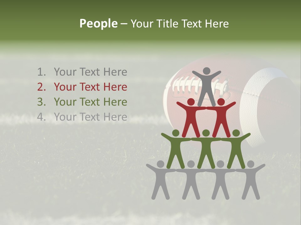 Collegiate Laces Game PowerPoint Template