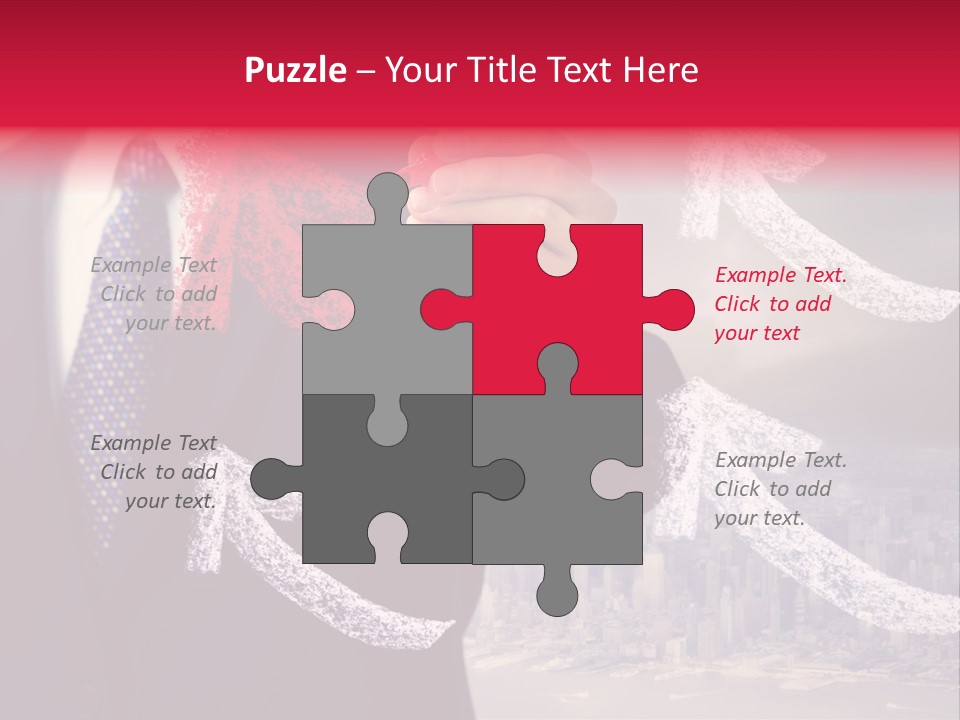 Success Profit Pen PowerPoint Template