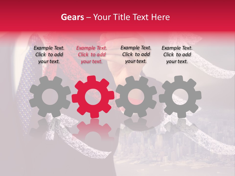 Success Profit Pen PowerPoint Template