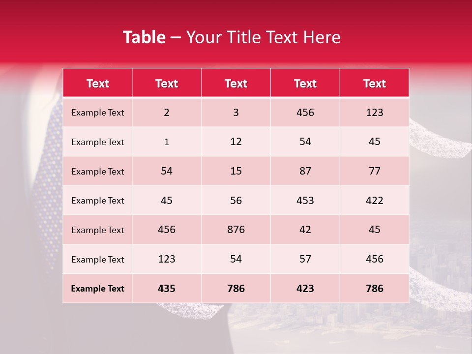 Success Profit Pen PowerPoint Template
