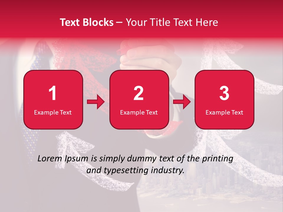 Success Profit Pen PowerPoint Template