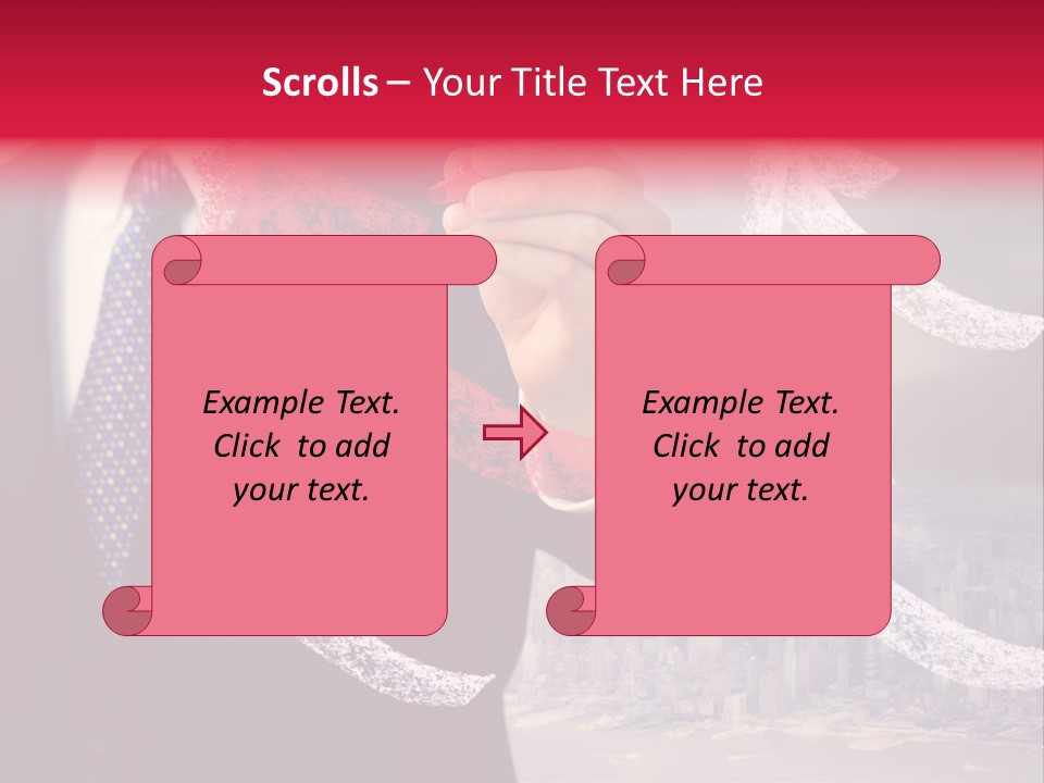 Success Profit Pen PowerPoint Template