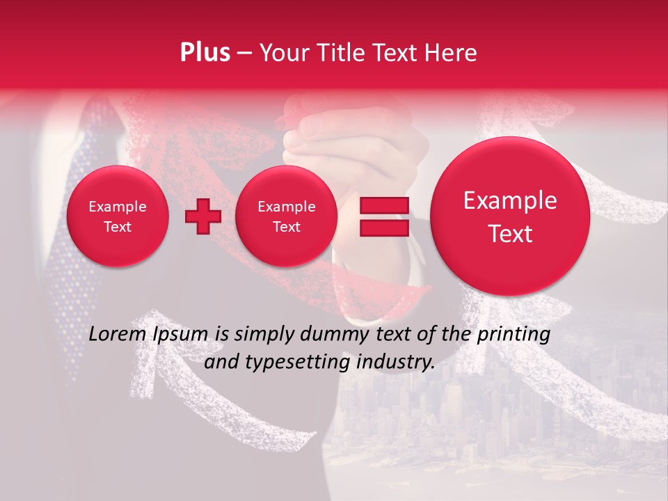Success Profit Pen PowerPoint Template