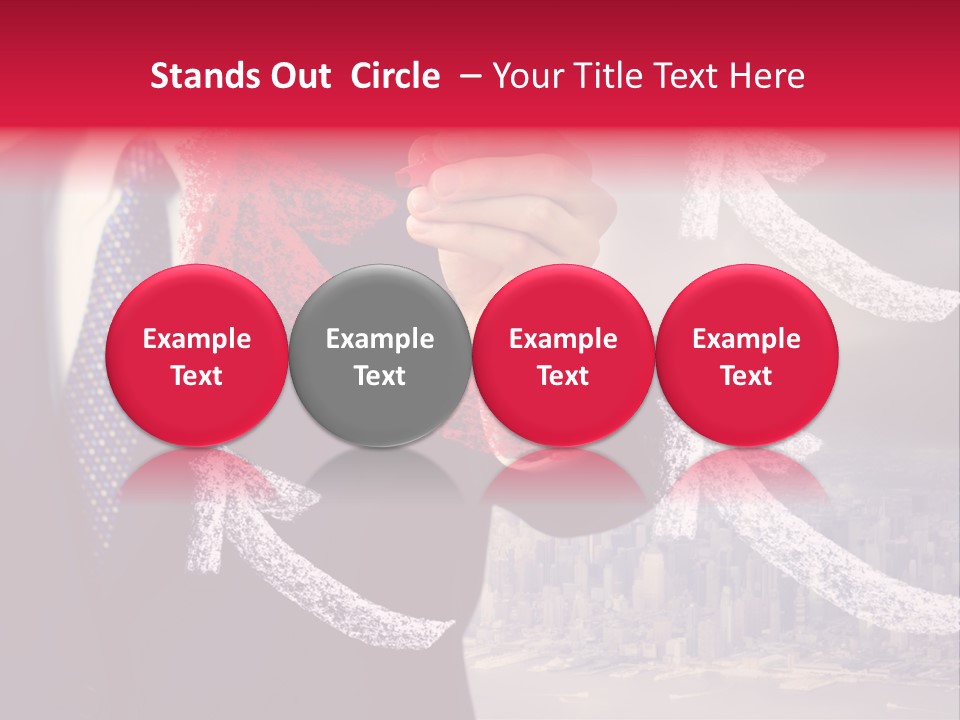 Success Profit Pen PowerPoint Template