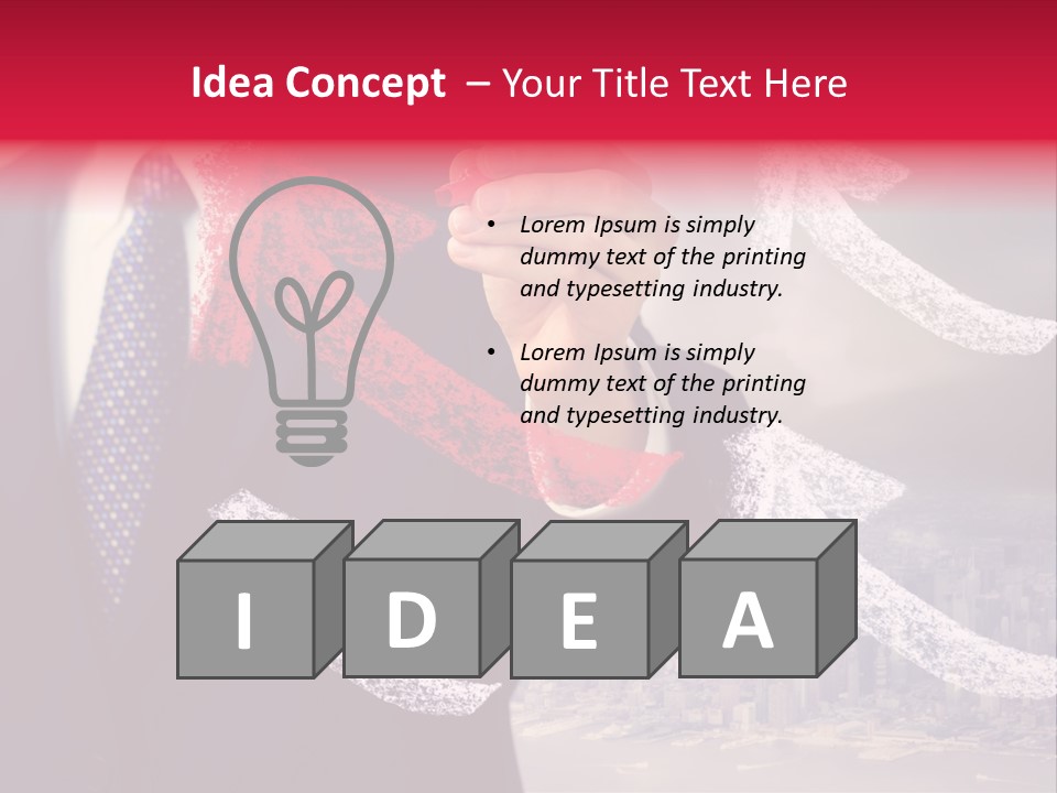 Success Profit Pen PowerPoint Template