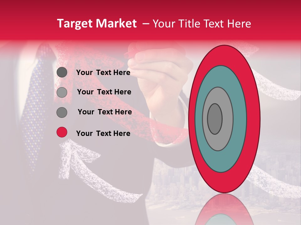 Success Profit Pen PowerPoint Template