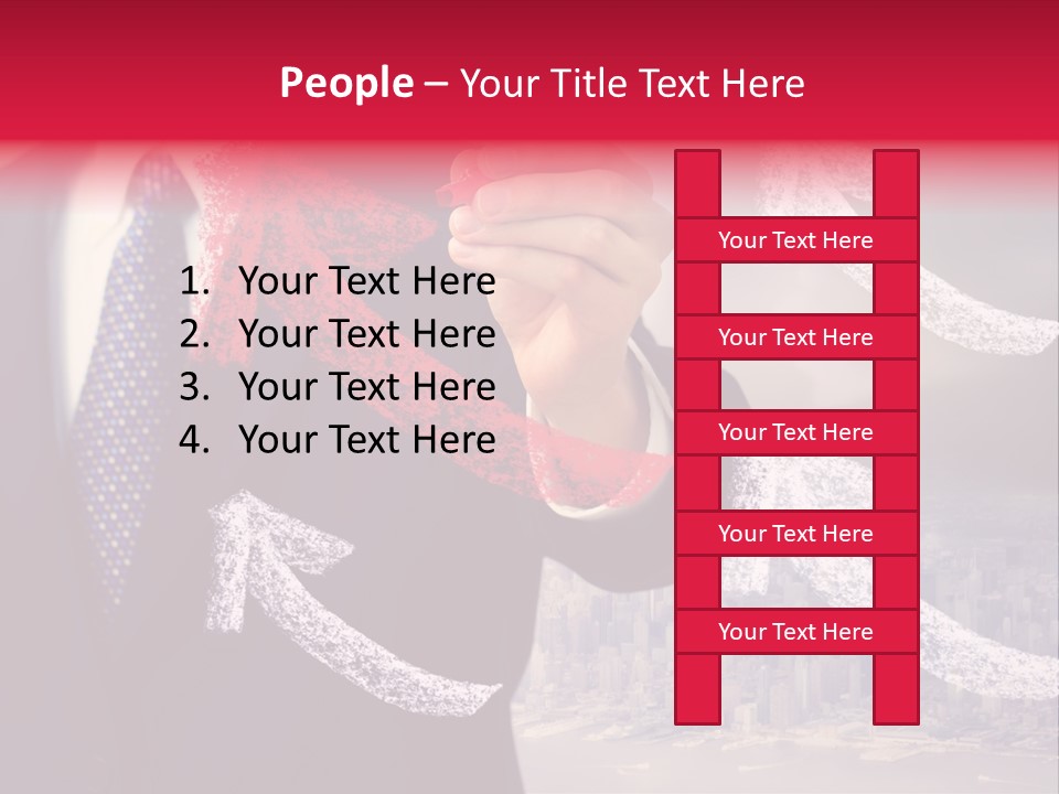 Success Profit Pen PowerPoint Template