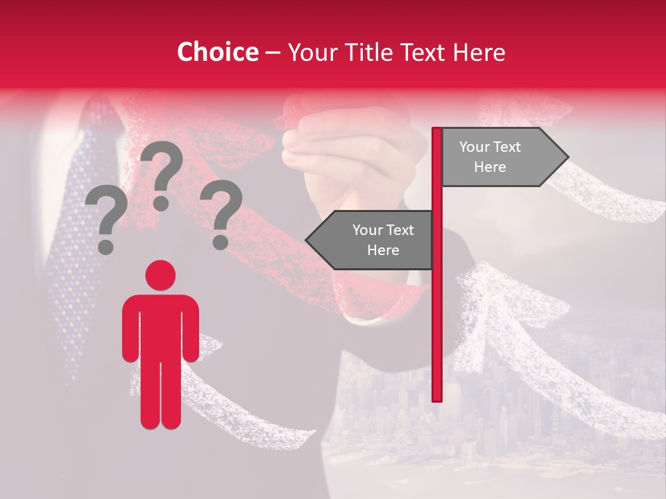 Success Profit Pen PowerPoint Template