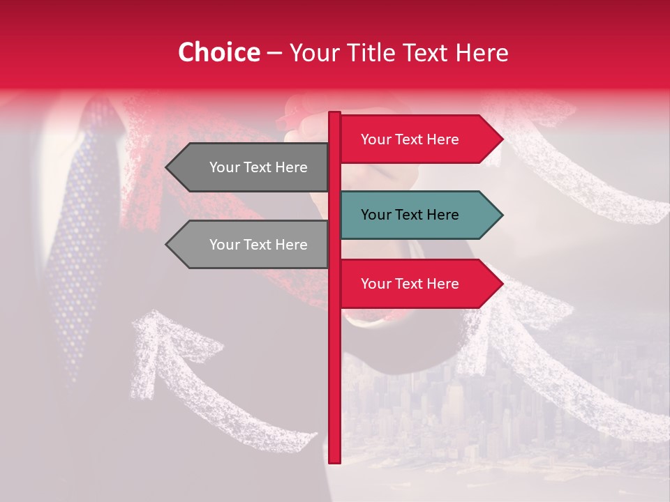 Success Profit Pen PowerPoint Template