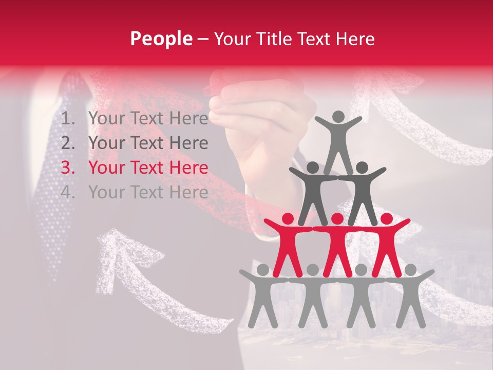 Success Profit Pen PowerPoint Template