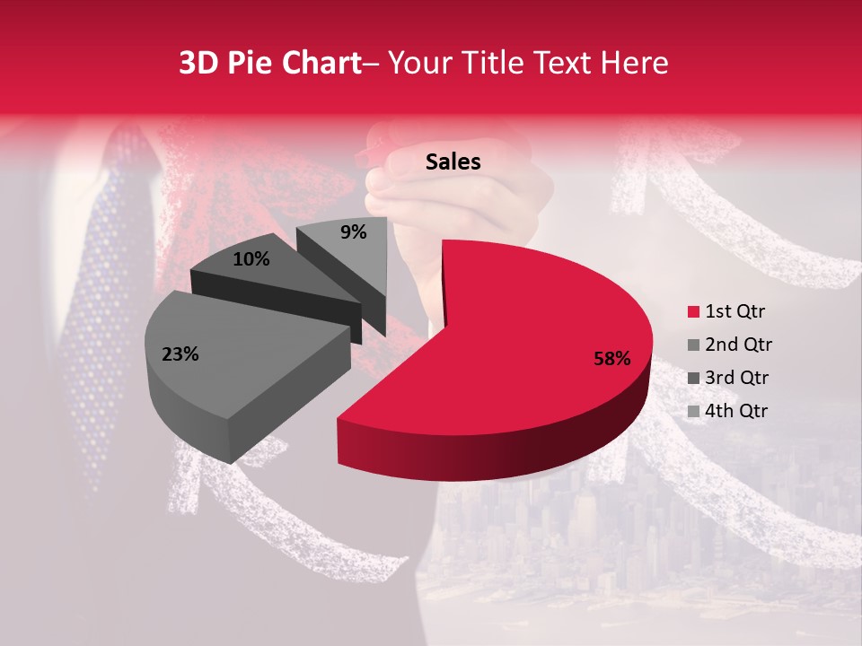 Success Profit Pen PowerPoint Template