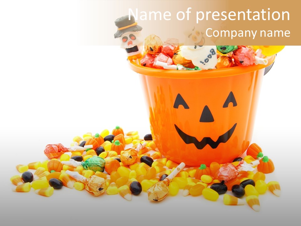 Seasonal Assorted Spooky PowerPoint Template