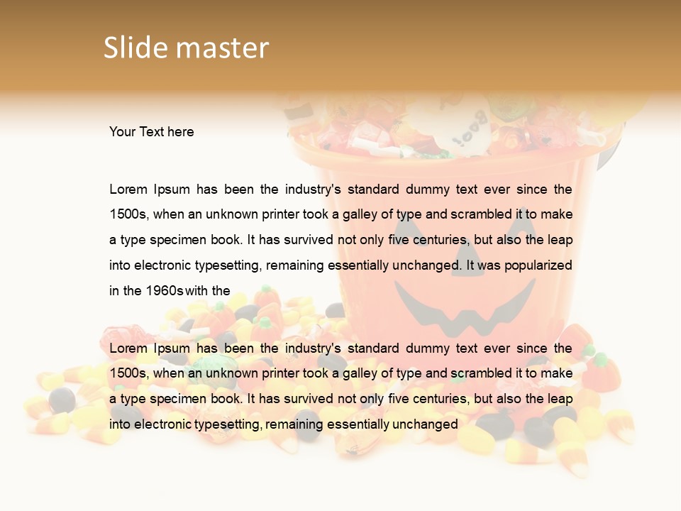 Seasonal Assorted Spooky PowerPoint Template