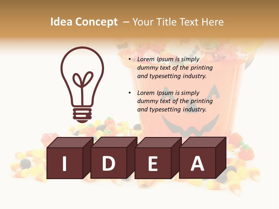 Seasonal Assorted Spooky PowerPoint Template