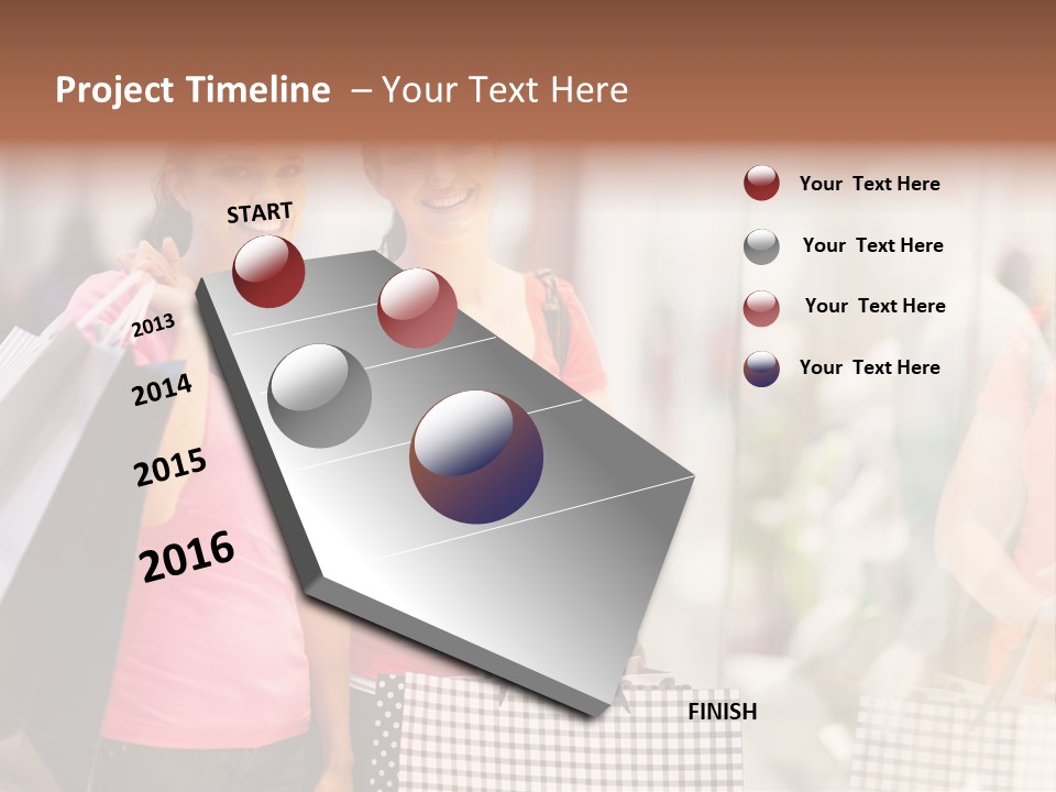 Spending Casual Looking PowerPoint Template