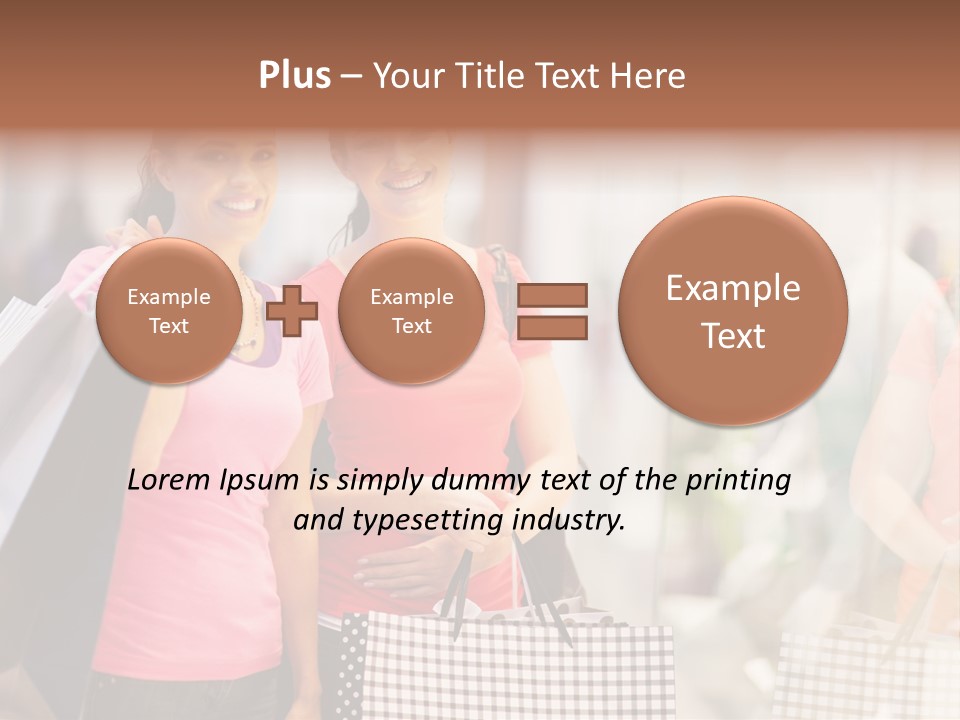 Spending Casual Looking PowerPoint Template