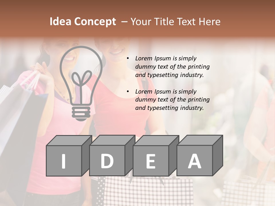 Spending Casual Looking PowerPoint Template