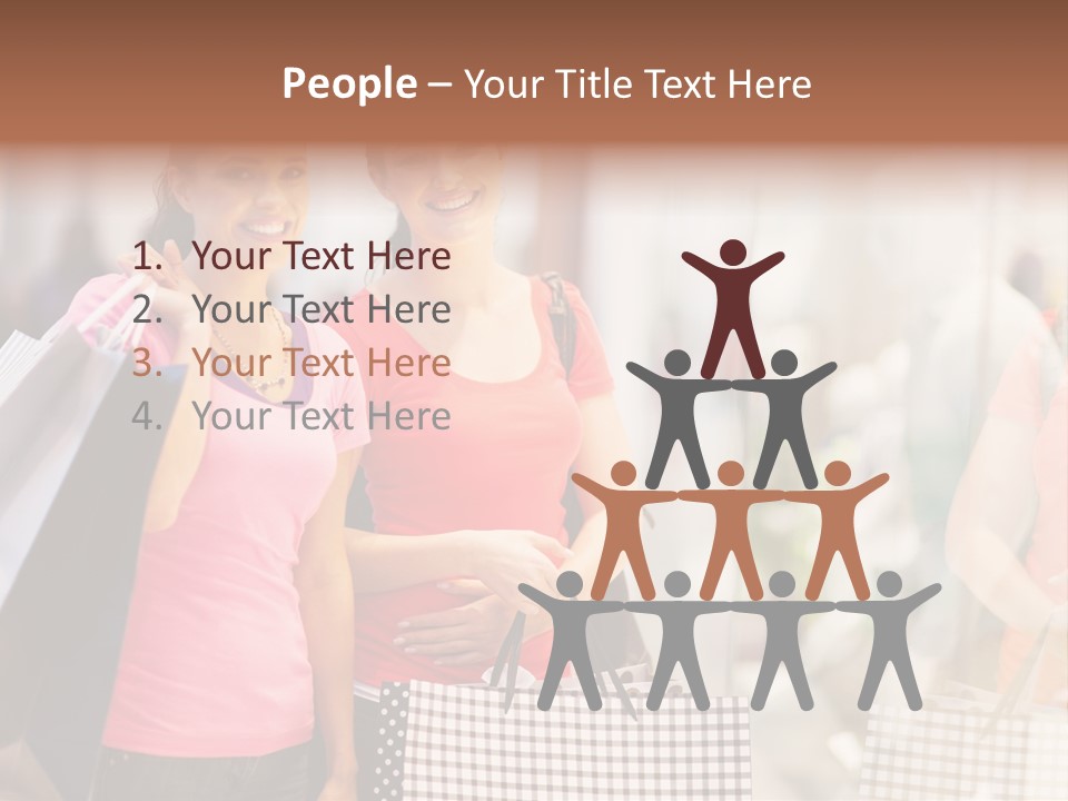 Spending Casual Looking PowerPoint Template