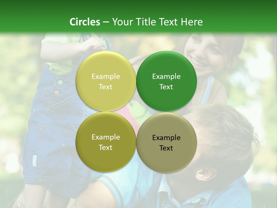 Daughter Summer Trees PowerPoint Template