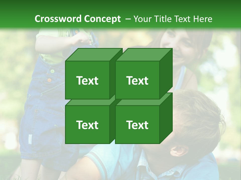 Daughter Summer Trees PowerPoint Template