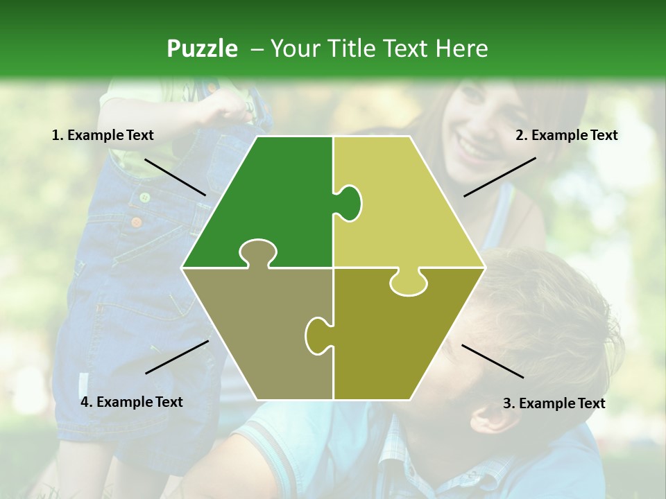 Daughter Summer Trees PowerPoint Template