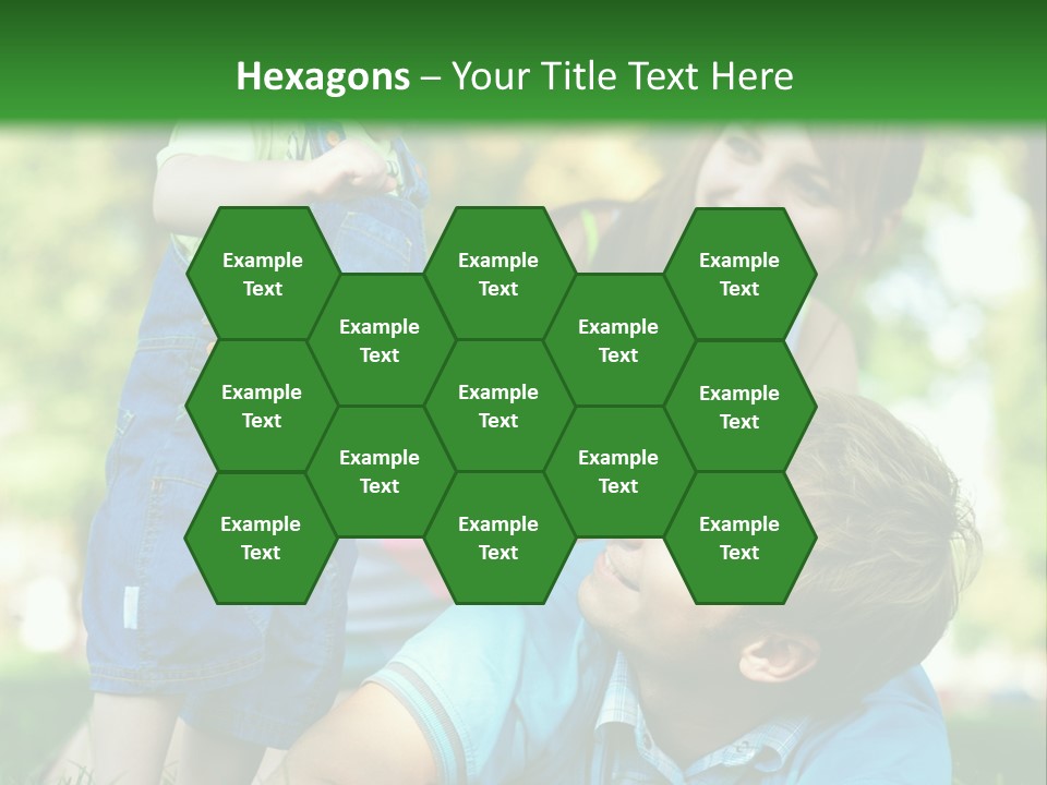 Daughter Summer Trees PowerPoint Template