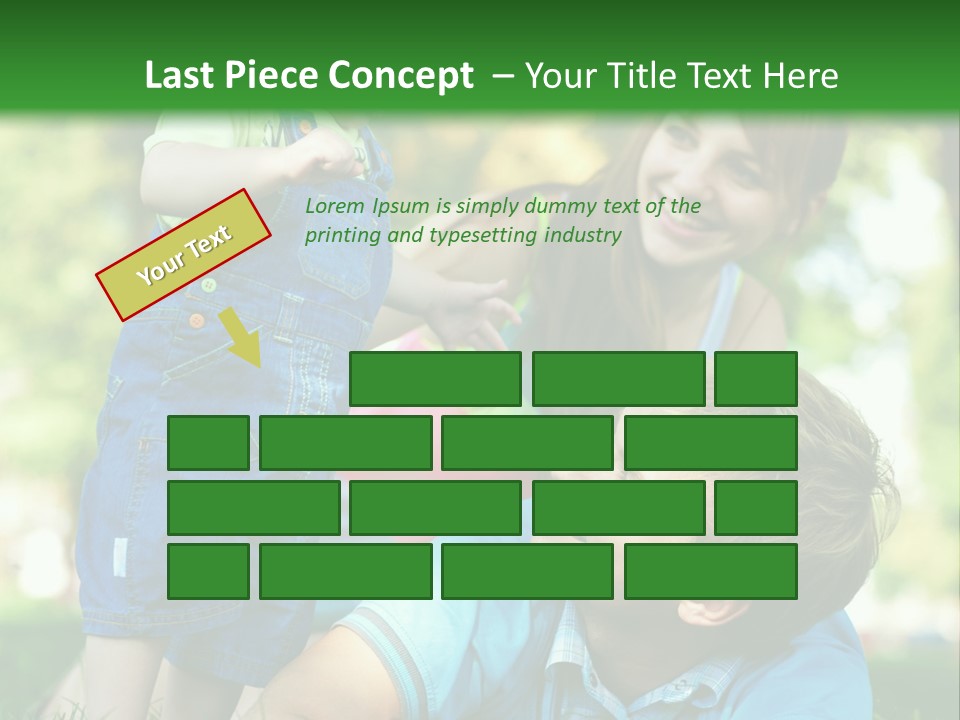 Daughter Summer Trees PowerPoint Template