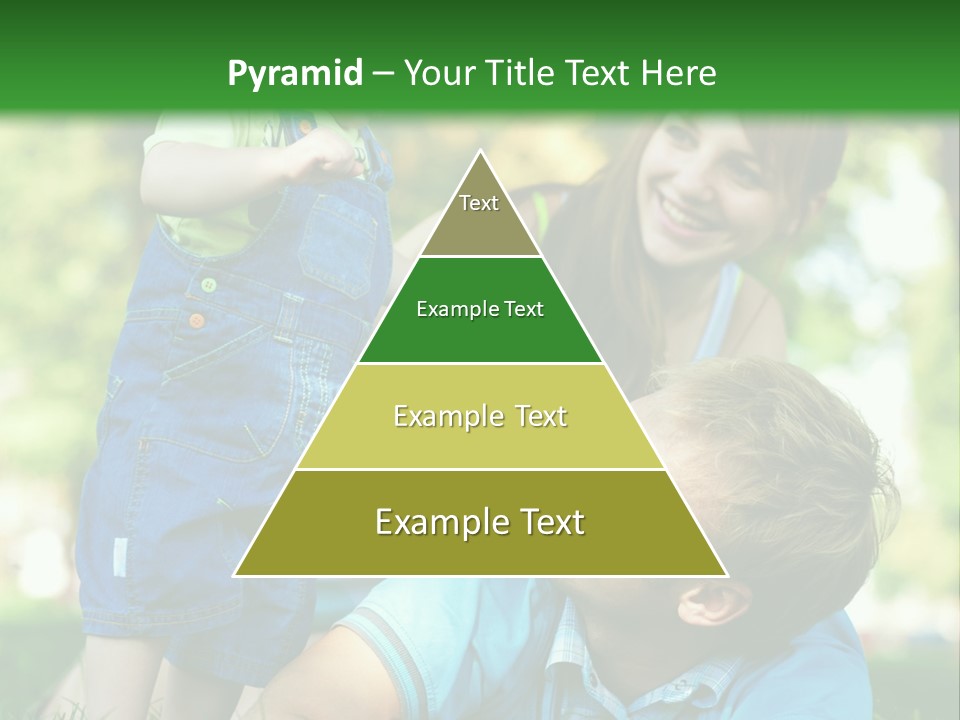 Daughter Summer Trees PowerPoint Template