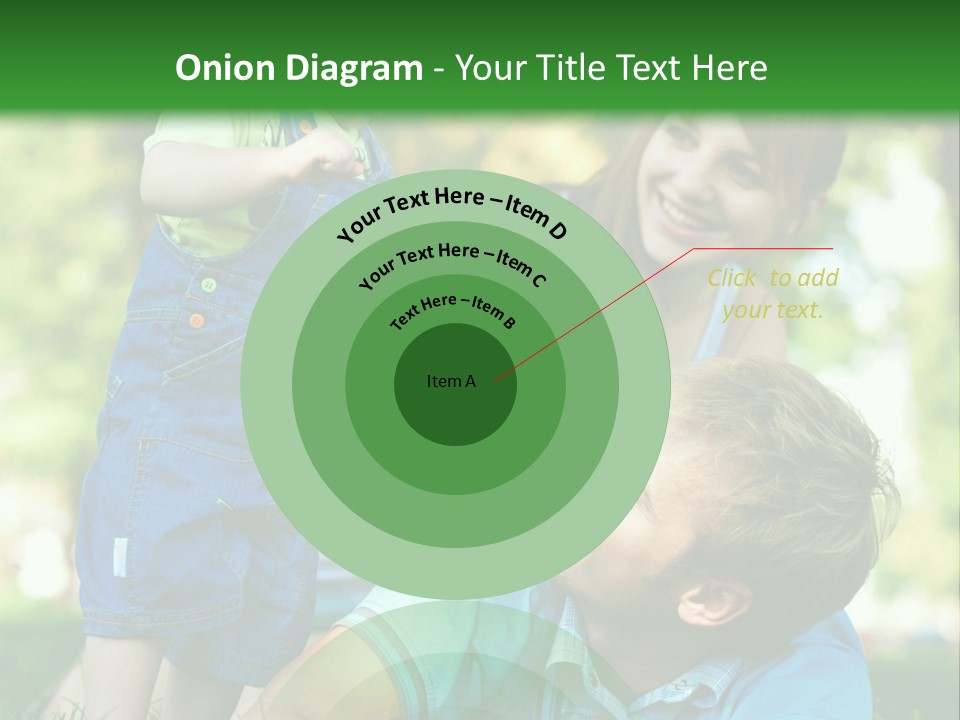 Daughter Summer Trees PowerPoint Template